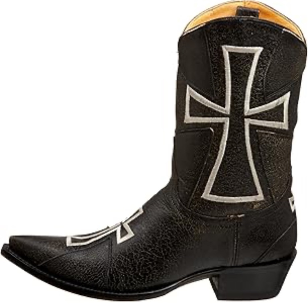 RARE Old Gringo Camelot Leather Cross Motif Cowgirl Western Boot size 9